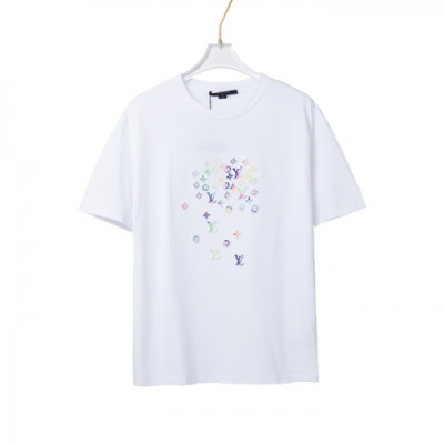 [루이비통]Louis vuitton 2021 Mm/Wm Logo Short Sleeved Tshirts - 루이비통 2021 남/녀 로고 반팔티 Lou02619x.Size(xs - l).화이트