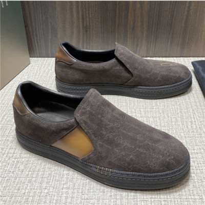 Berluti 2021 Men's Leather Sneakers - 벨루티 2021 남성용 레더 스니커즈,Size(240-270),BERTS0203,브라운