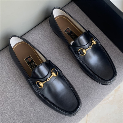 Gucci 2021 Men's Leather Loafer - 구찌 2021 남성용 레더 로퍼,Size(240-270),GUCS1398,블랙