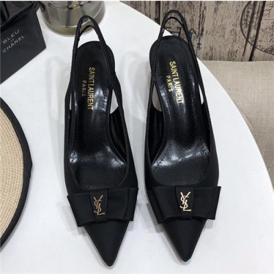 Saint Laurent 2021 Women's Leather High Heel Sandal - 입생로랑 2021 여성용 레거 하이힐 생들,Size(225-250),SLS0092,블랙