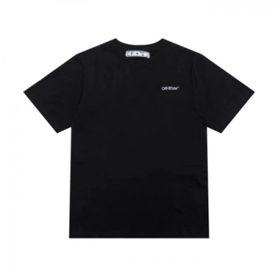 [오프화이트]Off-white 2021 Mm/Wm Printing Logo Crew - neck Cotton Short Sleeved Tshirts - 오프화이트 2021 남/녀 프린팅 로고 코튼 반팔티 Off0646x.Size(s - xl).블랙