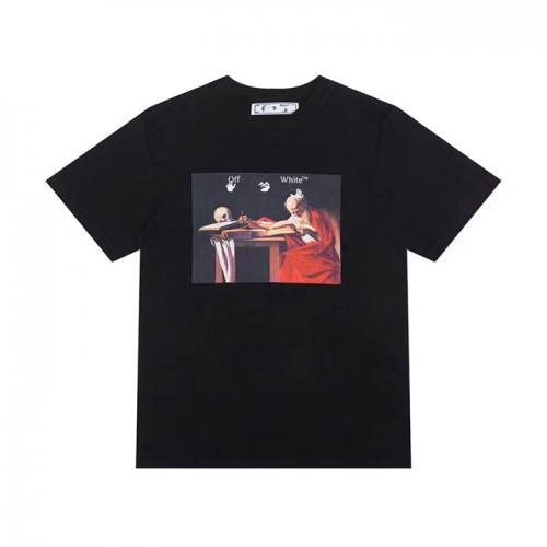 [오프화이트]Off-white 2021 Mm/Wm Printing Logo Crew - neck Cotton Short Sleeved Tshirts - 오프화이트 2021 남/녀 프린팅 로고 코튼 반팔티 Off0648x.Size(s - xl).블랙