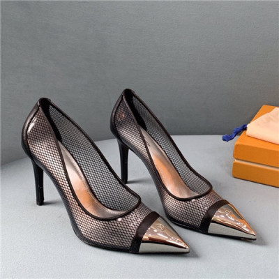 Louis Viutton 2021 Women's Leather High Heel - 루이비통 2021 여성용 레더 하이힐,Size(225-250),LOUS1847,블랙