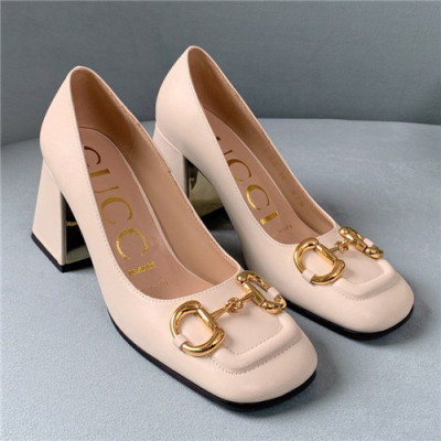 Gucci 2021 Women's Leather High Heel - 구찌 2021 여성용 레더 하이힐,Size(225-250),GUCS1406,베이지