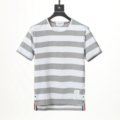 [톰브라운]Thom Browne 2021 Mens Casual Short Sleeved Tshirts - 톰브라운 2021 남성 캐쥬얼 반팔티 Thom01227x.Size(s - 3xl).그레이