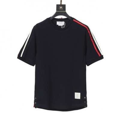 [톰브라운]Thom Browne 2021 Mens Casual Short Sleeved Tshirts - 톰브라운 2021 남성 캐쥬얼 반팔티 Thom01232x.Size(s - 3xl).블랙