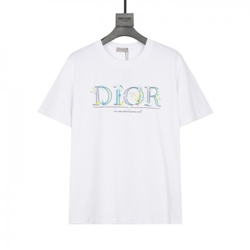 [디올]Dior 2021 Mm/Wm Casual Crew-neck Short Sleeved Tshirts - 디올 2021 남/녀 캐쥬얼 크루넥 반팔티 Dio01148x.Size(xs - l).화이트