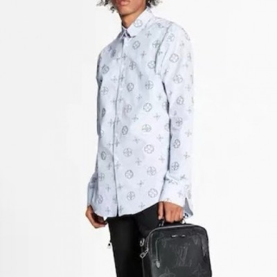 [루이비통]Louis vuitton 2021 Mens Trendy shirts - 루이비통 2021 남성 트렌디 셔츠 Lou02648x.Size(s - 2xl).블루