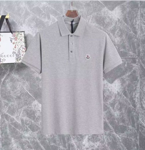 [매장판]Moncler 2023 Mens Logo Crew-neck Short Sleeved Tshirts - 몽클레어 2023 남성 로고 크루넥 반팔티 Moc02155x.Size(m - 2xl).그레이