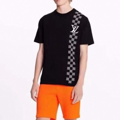 [루이비통]Louis vuitton 2021 Mm/Wm Logo Short Sleeved Tshirts - 루이비통 2021 남/녀 로고 반팔티 Lou02659x.Size(xs - l).블랙