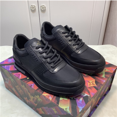 Louis Vuitton 2021 Men's Leather Sneakers - 루이비통 2021 남성용 레더 스니커즈,Size(240-270),LOUS1860,블랙