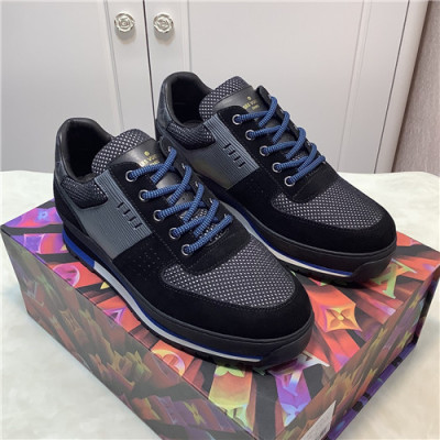 Louis Vuitton 2021 Men's Leather Sneakers - 루이비통 2021 남성용 레더 스니커즈,Size(240-270),LOUS1861,블랙