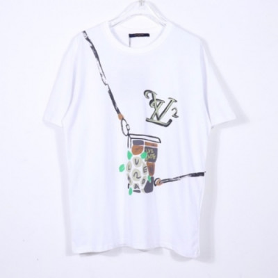 [루이비통]Louis vuitton 2021 Mm/Wm Logo Short Sleeved Tshirts - 루이비통 2021 남/녀 로고 반팔티 Lou02665x.Size(xs - l).화이트