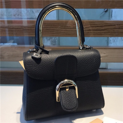 [델보]Delvaux 2021 Brilant Leather Tote Shoulder Bag,20cm - 델보 2021 브리앙 레더 토트 숄더백,20cm,DVB0372.블랙