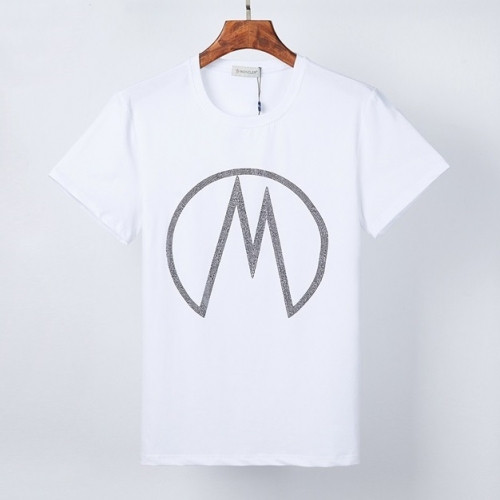 [매장판]Moncler 2021 Mens Logo Crew-neck Short Sleeved Tshirts - 몽클레어 2021 남성 로고 크루넥 반팔티 Moc02177x.Size(m - 3xl).화이트