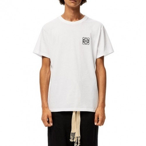 [로에베]Loewe 2021 Mm/Wm Smile Short Sleeved Tshirts - 로에베 2021 남/녀 스마일 반팔티 Loe0406x.Size(s - xl).화이트