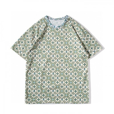 [루이비통]Louis vuitton 2021 Mm/Wm Logo Short Sleeved Tshirts - 루이비통 2021 남/녀 로고 반팔티 Lou02682x.Size(xs - l).그린