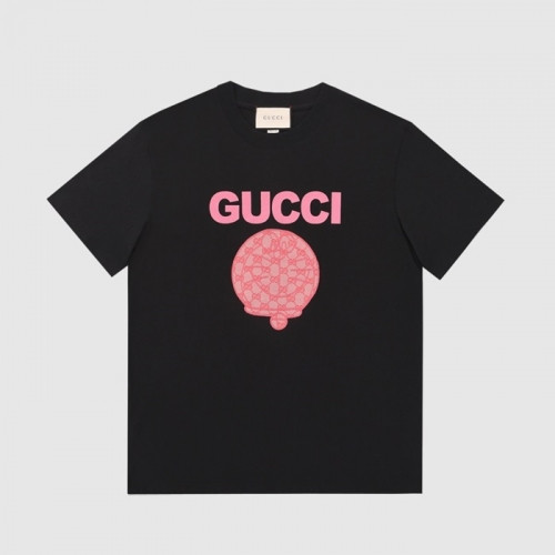 [매장판]Gucci 2021 Mm/Wm Logo Short Sleeved Tshirts - 구찌 2021 남/녀 로고 반팔티 Guc03538x.Size(xs - l).블랙