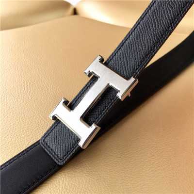 [매장판]Hermes 2021 Women's Leather Belt,2.5cm - 에르메스 2021 여성용 레더 벨트 2.5cm,HERBT0115,블랙