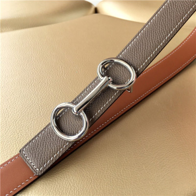 [매장판]Hermes 2021 Women's Leather Belt,2.5cm - 에르메스 2021 여성용 레더 벨트 2.5cm,HERBT0123,카키