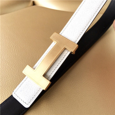 [매장판]Hermes 2021 Women's Leather Belt,2.5cm - 에르메스 2021 여성용 레더 벨트 2.5cm,HERBT0126,화이트