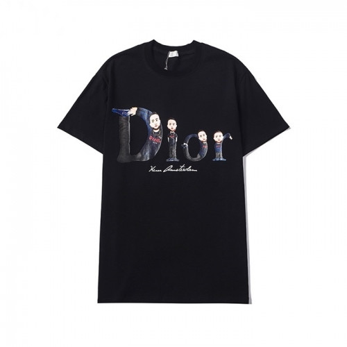 [매장판]Dior 2021 Mm/Wm Casual Crew-neck Short Sleeved Tshirts - 디올 2021 남/녀 캐쥬얼 크루넥 반팔티 Dio01182x.Size(s - 2xl).블랙