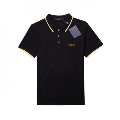 [루이비통]Louis vuitton 2021 Mens Logo Short Sleeved Tshirts - 루이비통 2021 남성 로고 반팔티 Lou02736x.Size(xs - xl).블랙