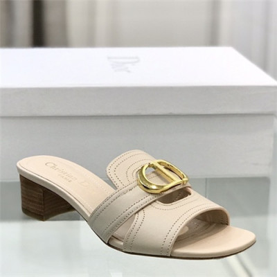 Dior 2021 30 Montaigne Mule Heel - 디올 2021 30 몽테뉴 뮬 힐,Size(225-250),DIOS0333,베이지
