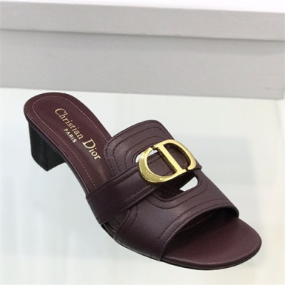 Dior 2021 30 Montaigne Mule Heel - 디올 2021 30 몽테뉴 뮬 힐,Size(225-250),DIOS0335,와인