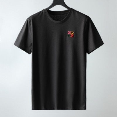 [로에베]Loewe 2021 Mens Smile Short Sleeved Tshirts - 로에베 2021 남성 스마일 반팔티 Loe0412x.Size(m - 3xl).블랙