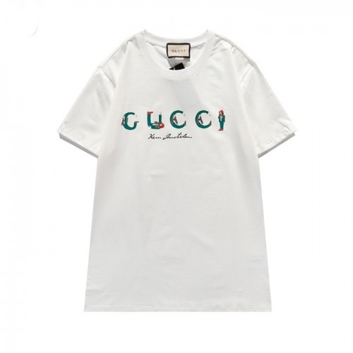 [매장판]Gucci 2021 Mm/Wm Logo Short Sleeved Tshirts - 구찌 2021 남/녀 로고 반팔티 Guc03595x.Size(s - 2xl).화이트