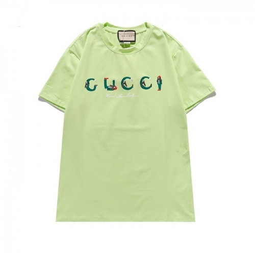 [매장판]Gucci 2021 Mm/Wm Logo Short Sleeved Tshirts - 구찌 2021 남/녀 로고 반팔티 Guc03596x.Size(s - 2xl).그린