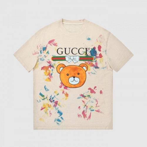 [매장판]Gucci 2021 Mm/Wm Logo Short Sleeved Tshirts - 구찌 2021 남/녀 로고 반팔티 Guc03601x.Size(s - l).아이보리