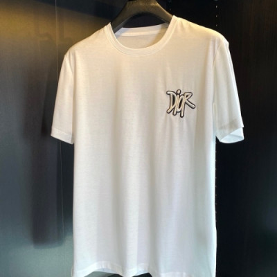 [매장판]Dior 2021 Mm/Wm Casual Crew-neck Short Sleeved Tshirts - 디올 2021 남/녀 캐쥬얼 크루넥 반팔티 Dio01200x.Size(m - 3xl).화이트