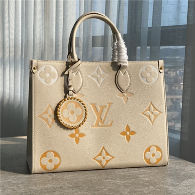 [루이비통]Louis Vuitton 2021 Onthego Tote Bag,35cm - 루이비통 2021 온더고 토트백,35cm,LOUB2313,베이지