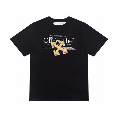 [오프화이트]Off-white 2021 Mm/Wm Printing Logo Crew - neck Cotton Short Sleeved Tshirts - 오프화이트 2021 남/녀 프린팅 로고 코튼 반팔티 Off0701x.Size(s - xl).블랙