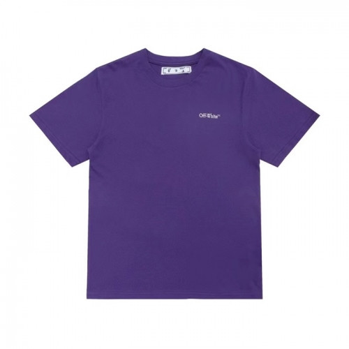 [오프화이트]Off-white 2021 Mm/Wm Printing Logo Crew - neck Cotton Short Sleeved Tshirts - 오프화이트 2021 남/녀 프린팅 로고 코튼 반팔티 Off0722x.Size(s - xl).퍼플