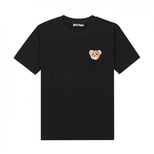 [팜 엔젤스]Palm Angels 2021 Mm/Wm Logo Cotton Short Sleeved Tshirts - 팜 엔젤스 2021 남/녀 로고 코튼 반팔티셔츠 Pam0298x.Size(s - xl).블랙