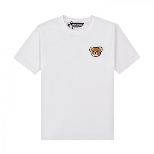 [팜 엔젤스]Palm Angels 2021 Mm/Wm Logo Cotton Short Sleeved Tshirts - 팜 엔젤스 2021 남/녀 로고 코튼 반팔티셔츠 Pam0299x.Size(s - xl).화이트