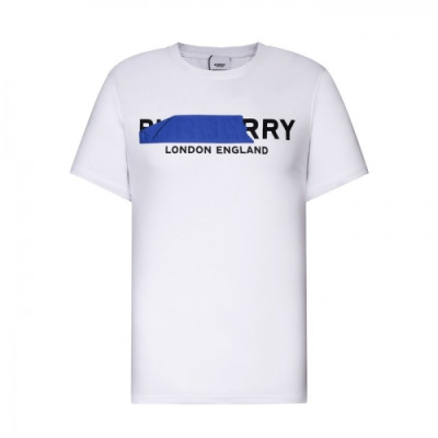 [버버리]Burberry 2021 Mm/Wm Logo Cotton Short Sleeved Tshirts - 버버리 2021 남/녀 로고 코튼 반팔티 Bur03834x.Size(s - xl).화이트