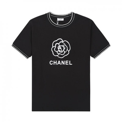 [샤넬]Chanel 2021 Mm/Wm 'CC' Logo Cotton Short Sleeved Tshirts - 샤넬 2021 남/녀 'CC'로고 코튼 반팔티 Cnl0672x.Size(s - l).블랙