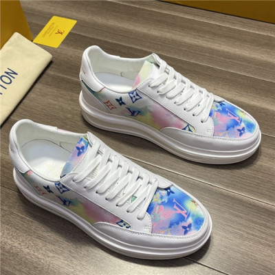 Louis Vuitton 2021 Men's Leathet Sneakers,LOUS1968 - 루이비통 2021 남성용 레더 스니커즈,Size(240-270),화이트