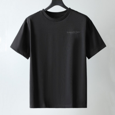 Ermenegildo Zegna  Mens Business Short Sleeved Polo Tshirts Black - 에르메네질도 2021 제냐 남성 비지니스 반팔티 Zeg0290x Size(s - xl) 블랙