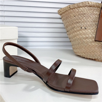 By Far 2021 Women's Leather High Heel Sandal,BYFS0023 - 바이파 2021 여성용 레더 하이힐 샌들,Size(225-250),브라운