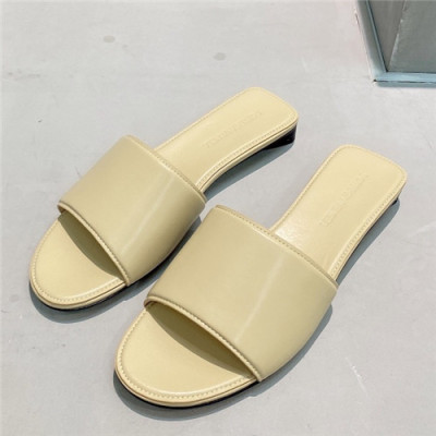 [베이직 아이템]Bottega Veneta 2021 Women's Leather Slipper,BVS0345 - 보테가베네타 2021 여성용 레더 슬리퍼,Size(225-250),옐로우