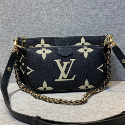 [루이비통]Louis Vuitton 2021 Multi Pochette Accessories Cross Bag,24cm,LOUB2320 - 루이비통 2021 멀티 포쉐트 악세수아 크로스백,24cm,블랙