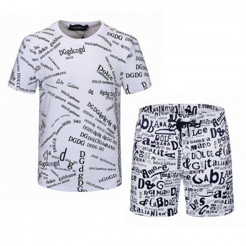 Dolce&Gabbana Mens Casual Training Short Sleeved Clothes&Half Pants - 돌체앤가바나 2021 남성 캐쥬얼 트레이닝 반팔티&반바지 Dol0317x