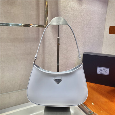 [매력터지는]Prada 2021 Women's Leather Hobo Bag,26.5cm,1BC499,PRAB0373 - 프라다 2021 여성용 레더 호보백,26.5cm,퍼플