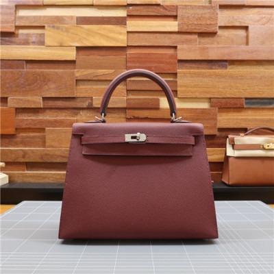 [에르메스]Hermes 2021 Kelly Epsom Tote Bag/Shoulder Bag,25cm,HERB0867 - 에르메스 2021 켈리 앱송 토트백/숄더백,25cm,레드