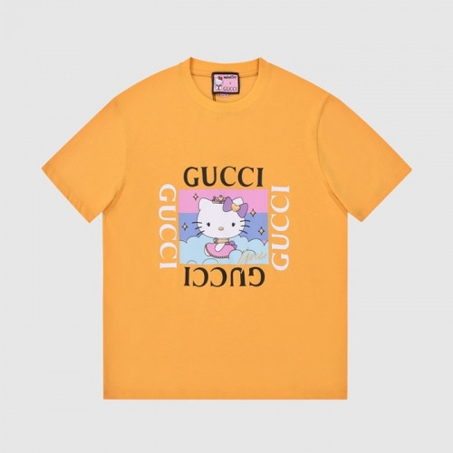 Gucci  Mm/Wm Logo Short Sleeved Tshirts Orange - 구찌 2021 남/녀 로고 반팔티 Guc03662x Size(s - l) 오렌지